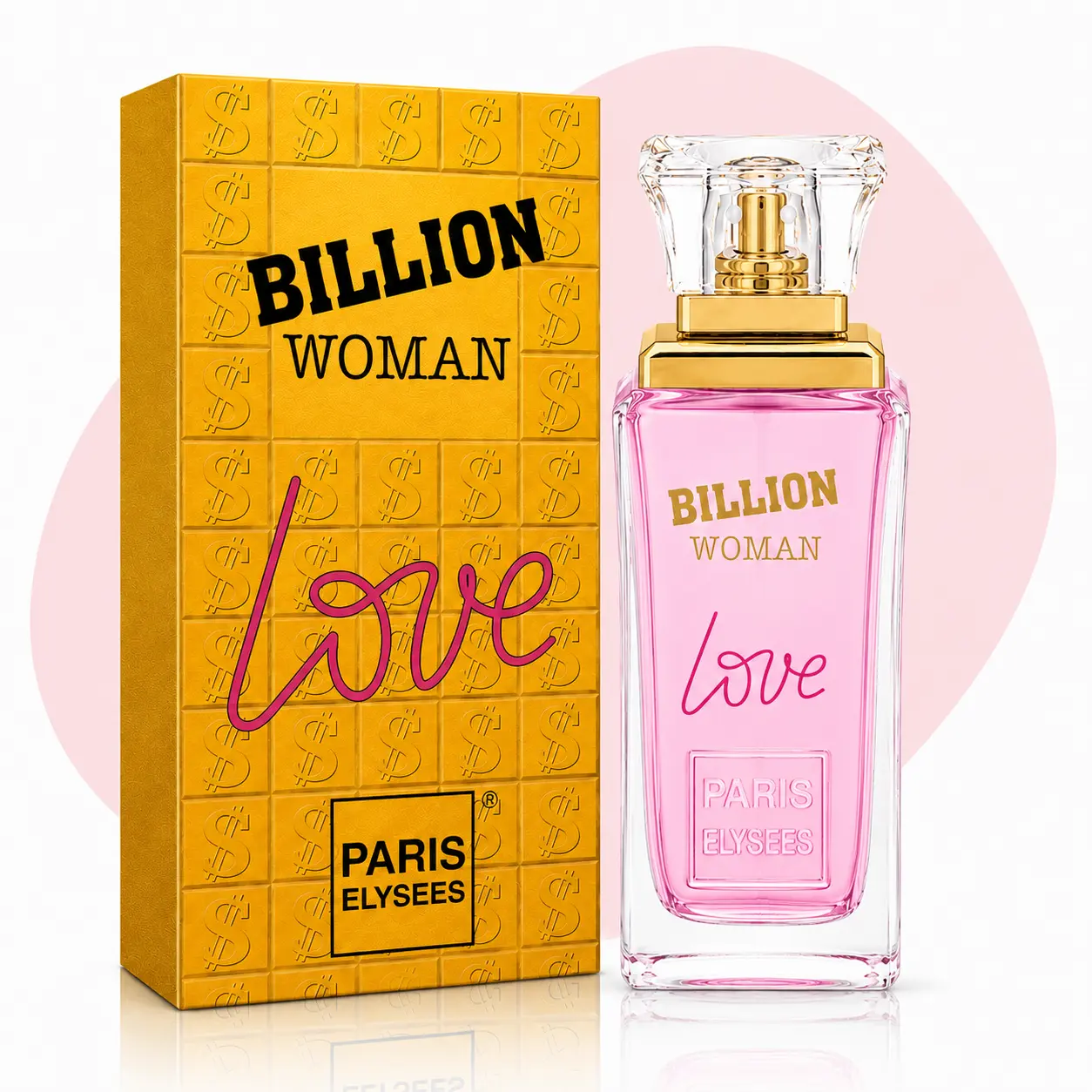 Perfume Billion Woman Love Paris Elysees 100ML (Pink Sugar)