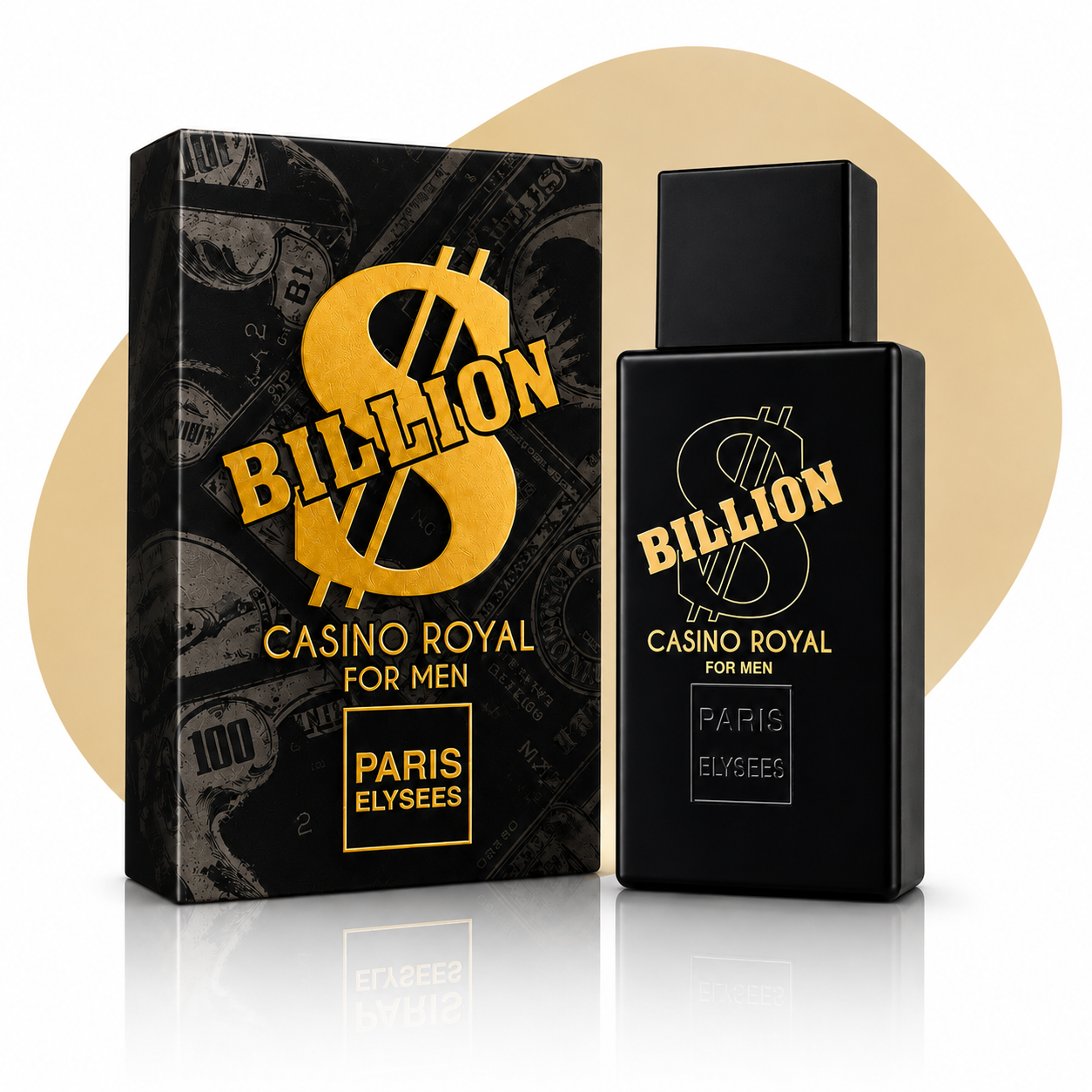 Perfume Billion Casino Royal Paris Elysees 100ML (Silver Scent)